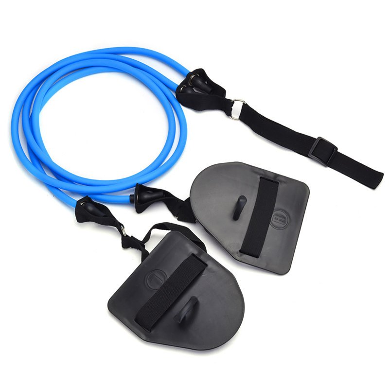 Swimming Arm Strength Trainer Professional Freestyle Swimming Arm Trainer Elastic Band For Swimming Training Blue [40 lbs] Unisex
