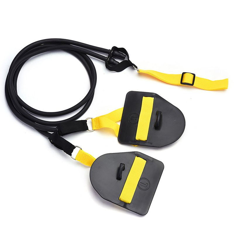 Swimming Arm Strength Trainer Professional Freestyle Swimming Arm Trainer Elastic Band For Swimming Training Black [60 pounds] men