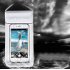 Swimming Waterproof Bag Touch Screen Underwater Phone Case  Silver 5 5 inches