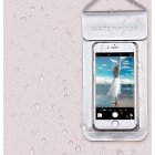 Swimming Waterproof Bag Touch Screen Underwater Phone Case  Silver 5 5 inches