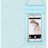 Swimming Waterproof Bag Touch Screen Underwater Phone Case  Light blue 5 5 inches