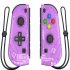 Switch Joy Con Wireless Gaming NS  L R  Controllers Bluetooth Gamepad Transparent purple
