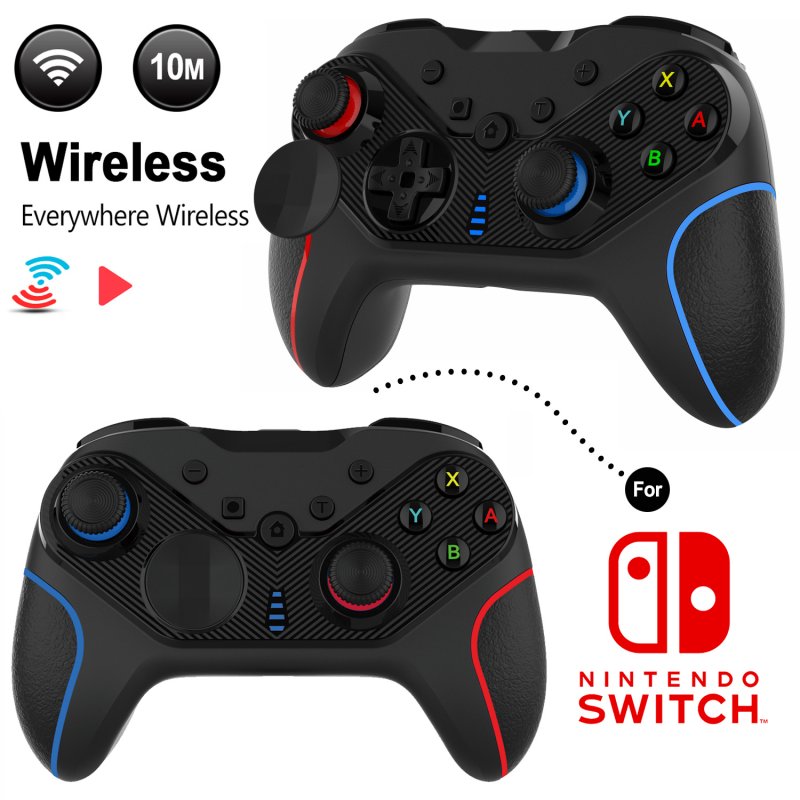 Switch Wireless  Gamepad Compatible For S818 Pcsteam/ios/android Game Controller Gaming Control Joystick Compatible For Switch black