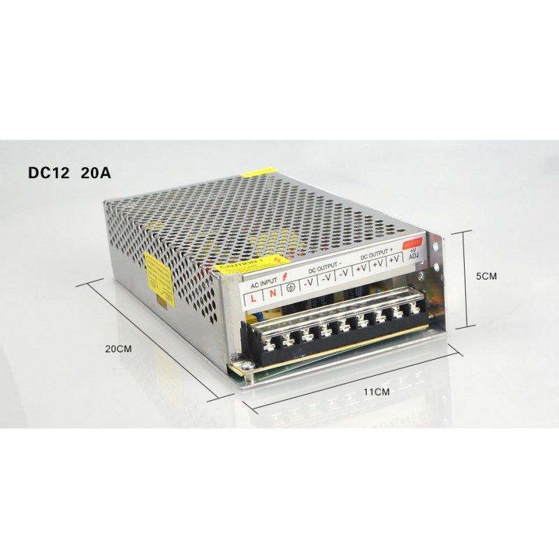 Switching Power Supply DC12V 1A 2A 3A 5A 8A 10A 15A 20A 30A AC 110V 220V 240V to DC 12 Volts AC-DC 12 V for 12V LED Strip