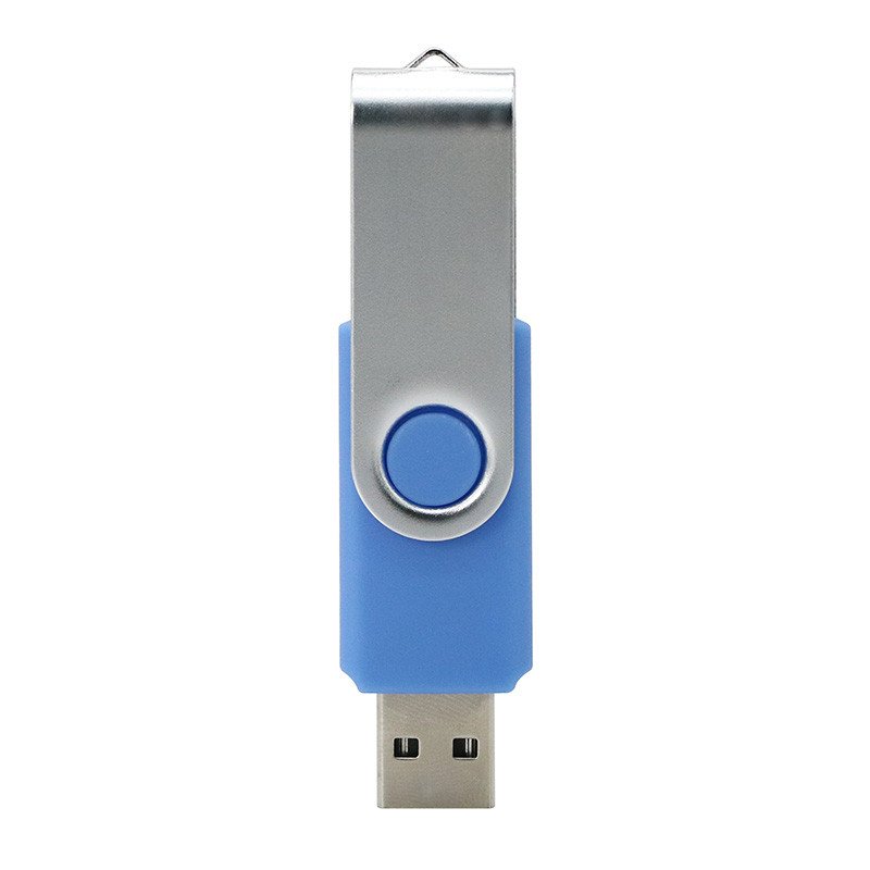 Swivel Usb 2 .0 1.0  Flash Drive Concise Portable U Disk L18 High Speed U Disk Light blue_64G