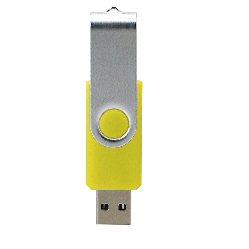 Swivel Usb 2 .0 1.0  Flash Drive Concise Portable U Disk L18 High Speed U Disk yellow_16G