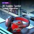 Sy t830 Wireless Bluetooth Headset Low latency Luminous E sports Gaming Earphone Black Red