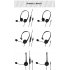 Sy490 Wire controlled Computer Usb Headphones With Microphone Office Home Network Class Teaching Aids 3 5MM earphone