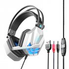 Sy850 Luminous Gaming Headset Noise Cancelling Soft Earmuff Headphones