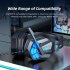 Sy850mv Illuminated Wire Control Gaming Headset Noise Cancelling Headphones With Microphone Compatible For Ps4 dark blue
