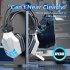 Sy850mv Illuminated Wire Control Gaming Headset Noise Cancelling Headphones With Microphone Compatible For Ps4 white blue