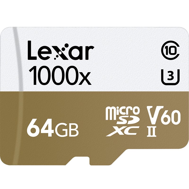 Original LEXAR 1000x Micro SD SDXC tf Memory Card Reader for or Drone Sport Camcorder 150MB/s White brown_128G