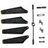 Syma S109G Full Set Replacement Parts  Main Blades  Connect Buckles  Tail Blade Balance Bar  Spare Main Grips