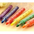 Syringe Highlighter Pens Felt Tips   Various Colours and Packs  6 pack 