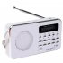 T 205 Fm Radio Portable Hifi Card Speaker Digital Multimedia Mp3 Music Loudspeaker Outdoor Sports Speaker black