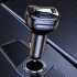 T08 Wireless FM Radio Transmitter For Car Dual USB QC3 0 Fast Charging V5 0 Handsfree Calling Audio Receiver MP3 Music Player black
