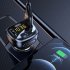 T08 Wireless FM Radio Transmitter For Car Dual USB QC3 0 Fast Charging V5 0 Handsfree Calling Audio Receiver MP3 Music Player black