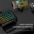 T1 One handed Keyboard  Mouse Set Ergonomic Design Sensitive Buttons Long Life Keyboard Mouse For Game Lovers Business Office Keyboard   Mouse Set