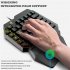 T1 One handed Keyboard  Mouse Set Ergonomic Design Sensitive Buttons Long Life Keyboard Mouse For Game Lovers Business Office Keyboard   Mouse Set