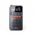 T1 Portable FM Radio Easy Adjustment Pocket Radio Longest Lasting Retro Radio With Telescopic Antenna For Elder Home Running black