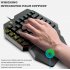 T1 Wired One Handed Gaming Keyboard Mouse Combo for PUBG PC Gamer Combo Set Ergonomic Design for PUBG PC T1 one handed mouse and keyboard set