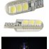 T10 W5W 5050 6SMD Led Car Lights Led Bulbs Led Lamp Reading Lights White 12v Yellow light