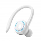T10 Wireless Bluetooth-compatible 5.2 Earphone Hanging Ear Sports Waterproof Earbuds Noise-cancelling Business Headset White