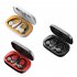 T10 Wireless Earbuds Stereo Sound Earphones Noise Canceling Hanging Ear Headphones Black Red