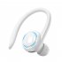 T10 Wireless Headset Noise Canceling Waterproof Earphones LED Lighting Stereo HIFI Single Headphone For Smart Phones Laptop Tablet White