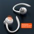 T10 Wireless Headset Noise Canceling Waterproof Earphones LED Lighting Stereo HIFI Single Headphone For Smart Phones Laptop Tablet White