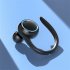 T10 Wireless Headset Noise Canceling Waterproof Earphones LED Lighting Stereo HIFI Single Headphone For Smart Phones Laptop Tablet black