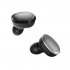 T12 TWS Wireless Earphone Dual Earbud True In ear Stereo Bluetooth Headset with Microphone Charging Box black