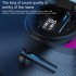 T15 Bluetooth compatible 5 0 Headset Stereo Earbud With Makeup Mirror Binaural Touch control Tws Wireless Earphone black