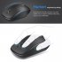 T16 Laptop Wireless Business Office Computer Mouse 2 4G Receiver Ergonomic Mouse For PC Laptop black