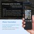 T16 Voice Real Time Language Translator Device High Accuracy Real Time Translator with 138 Multi Online Languages Black