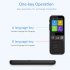 T16 Voice Real Time Language Translator Device High Accuracy Real Time Translator with 138 Multi Online Languages Black