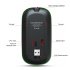 T18 wireless mouse Colorful Bluetooth 5 1 Dual mode charging wireless mouse mute 2 4g mouse  black