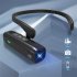 T198 4k Video Camera Wifi Head Mounted Camcorder 2200mah Battery Wearable Vlogging Camera Waterproof Black