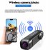 T198 4k Video Camera Wifi Head Mounted Camcorder 2200mah Battery Wearable Vlogging Camera Waterproof Black