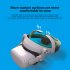 T2 Adjustable Headset Head Straps Enhanced Support Comfort Head Holder Headband Balancing Head Pressure VR Headset White