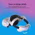 T2 Adjustable Headset Head Straps Enhanced Support Comfort Head Holder Headband Balancing Head Pressure VR Headset White