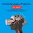 T2 Adjustable Headset Head Straps Enhanced Support Comfort Head Holder Headband Balancing Head Pressure VR Headset White
