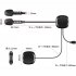 T2 Motorcycle Sports Headset Outdoor Helmet Headphones Speakers Hands Free Music Call Controlling Headset Speaker black
