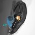T22 TWS Wireless Headset Bluetooth compatible Bass Headphones Touch Control Double Moving Coil Four Speakers Headset black