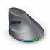 T25 Wireless 3 Modes Mouse Optical Portable Vertical Mouse Adjustable 2 4GHz Wireless RGB Lighting Rechargeable Black