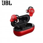 T280 TWS Pro Wireless Bluetooth-compatible Headphones In-ear Waterproof Sports Gaming Headset With Charging Case Red