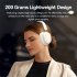 T3 Wireless Headsets Noise Canceling Ear Buds Longer Playtime Foldable Lighting Earphones For Cell Phone Computer Laptop black