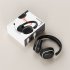 T3 Wireless Headsets Noise Canceling Ear Buds Longer Playtime Foldable Lighting Earphones For Cell Phone Computer Laptop beige