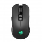 T30 Wireless Mouse 3600 DPI 2.4GHz USB Optical Wireless Gaming Mouse Ergonomic Silent Mouse Rechargeable Cordless Mouse Luminous Effect For PC Laptop Computer black