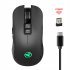 T30 Wireless Mouse 3600 DPI 2 4GHz USB Optical Wireless Gaming Mouse Ergonomic Silent Mouse Rechargeable Cordless Mouse Luminous Effect For PC Laptop Computer b